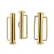 Metal magnetic slide clasp 26,5mm Gold